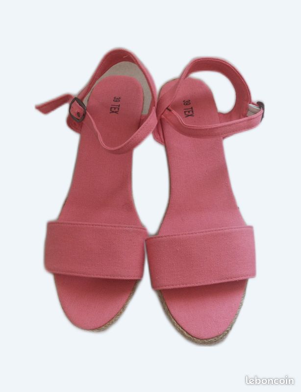 Chaussures espadrilles corail neuves (image 3)