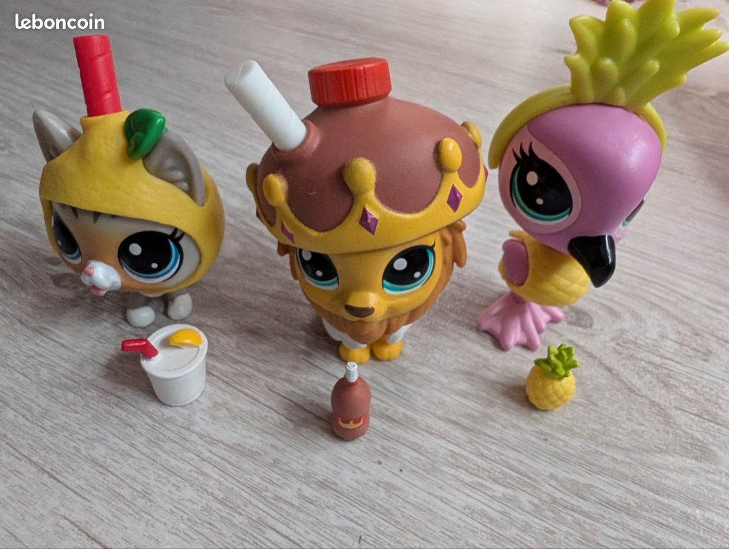 4 pet shop avec accessoires (image 1)