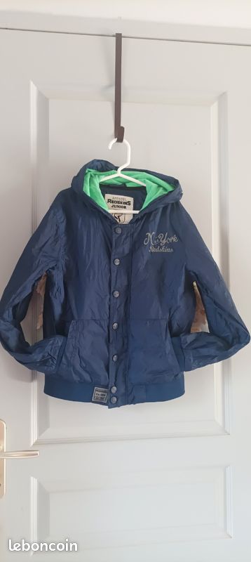 Blouson coupe vent bleu marine Redskins enfant (image 1)