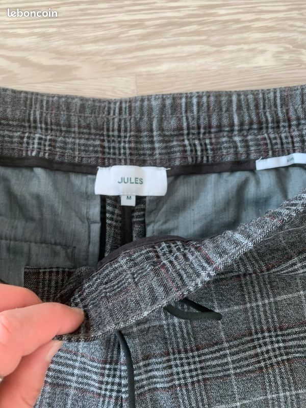 Pantalon gris homme (image 1)