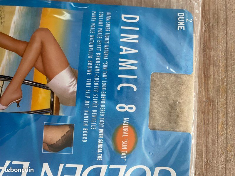 Collants golden lady taille voile bronzé culotte neuf Vêtements