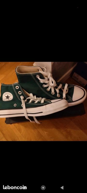 Converse All Star montante vert Fille Unisex Taille 36 (image 1)