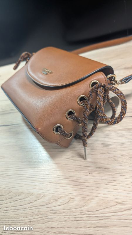 Lollipops Giulietta Petit Sac A Main Bandoulière Camel Cordon