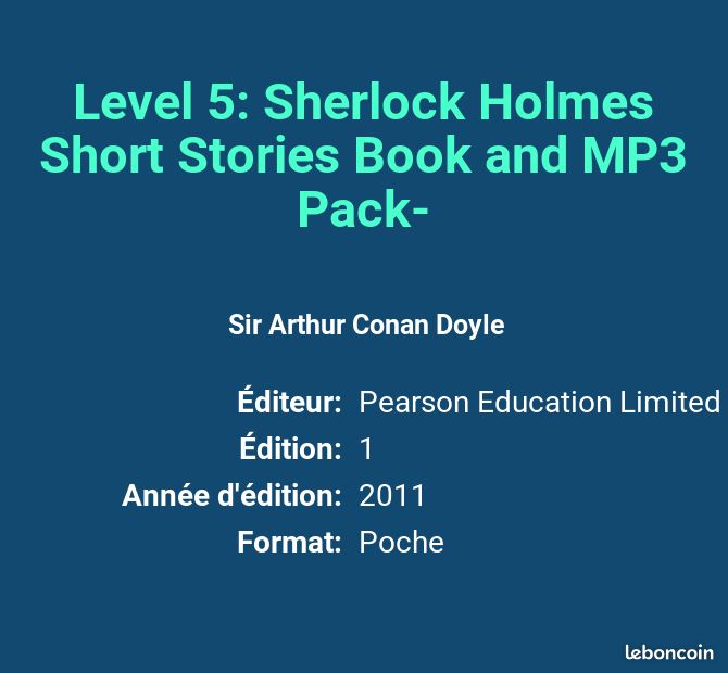 Level 5: Sherlock Holmes Short Stories Book and MP3 Pack- - Sir Arthur Conan Doyle (image 2)