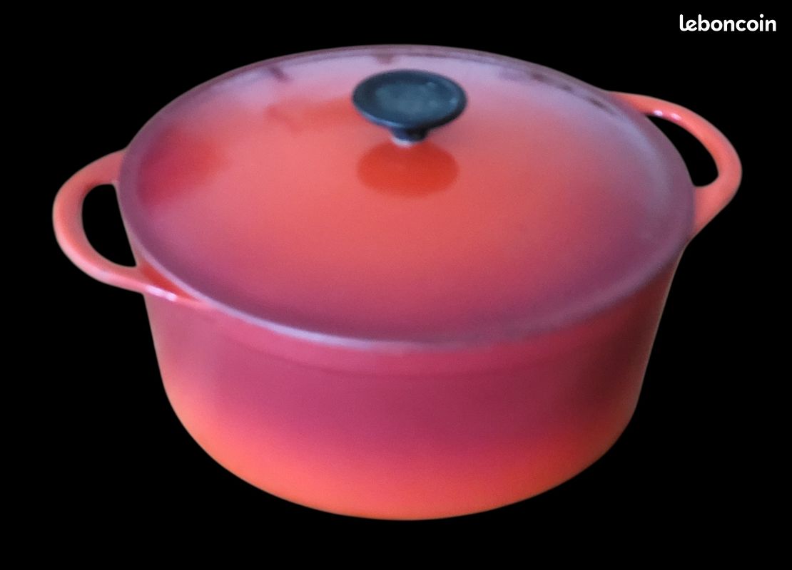 Cocotte Cousances 28cm Rouge – Fonte émaillée, 4.7L, France