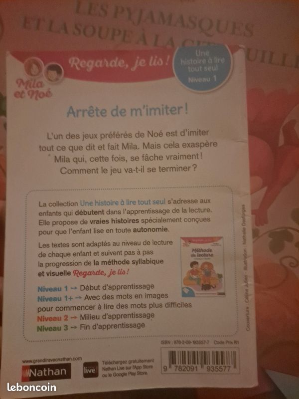Regarde je lis Arrête de M'imiter Niveau 1 (image 2)