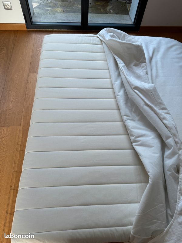 Canapé ikea convertible clic clac blanc 160x200 cm (image 7)