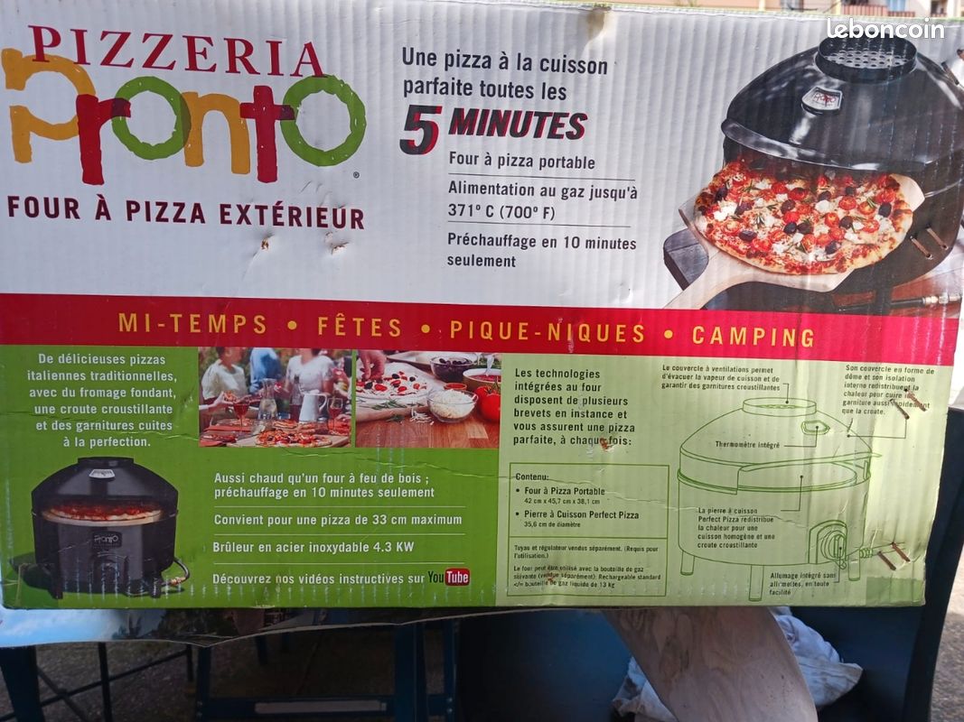 Cause double emploi vend four à pizza à gaz. Servi 2 fois (image 1)