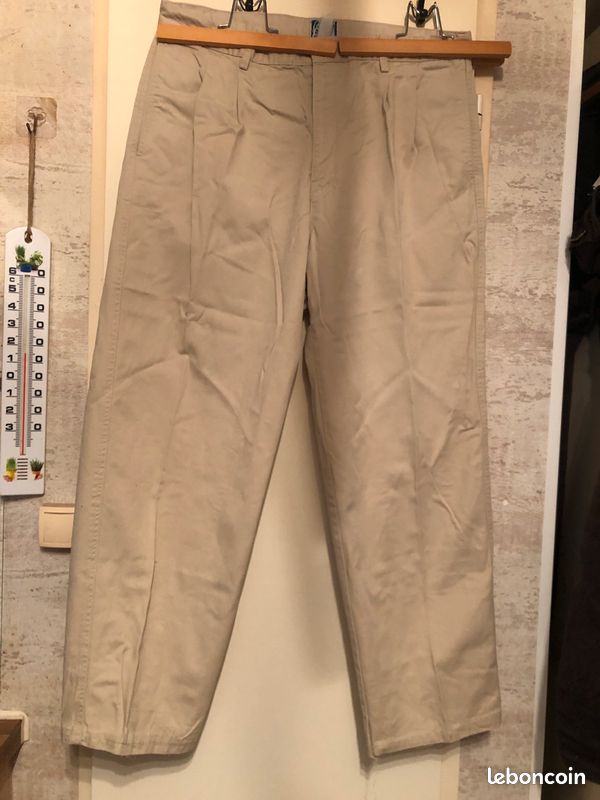 Pantalon homme beige xxl (image 2)