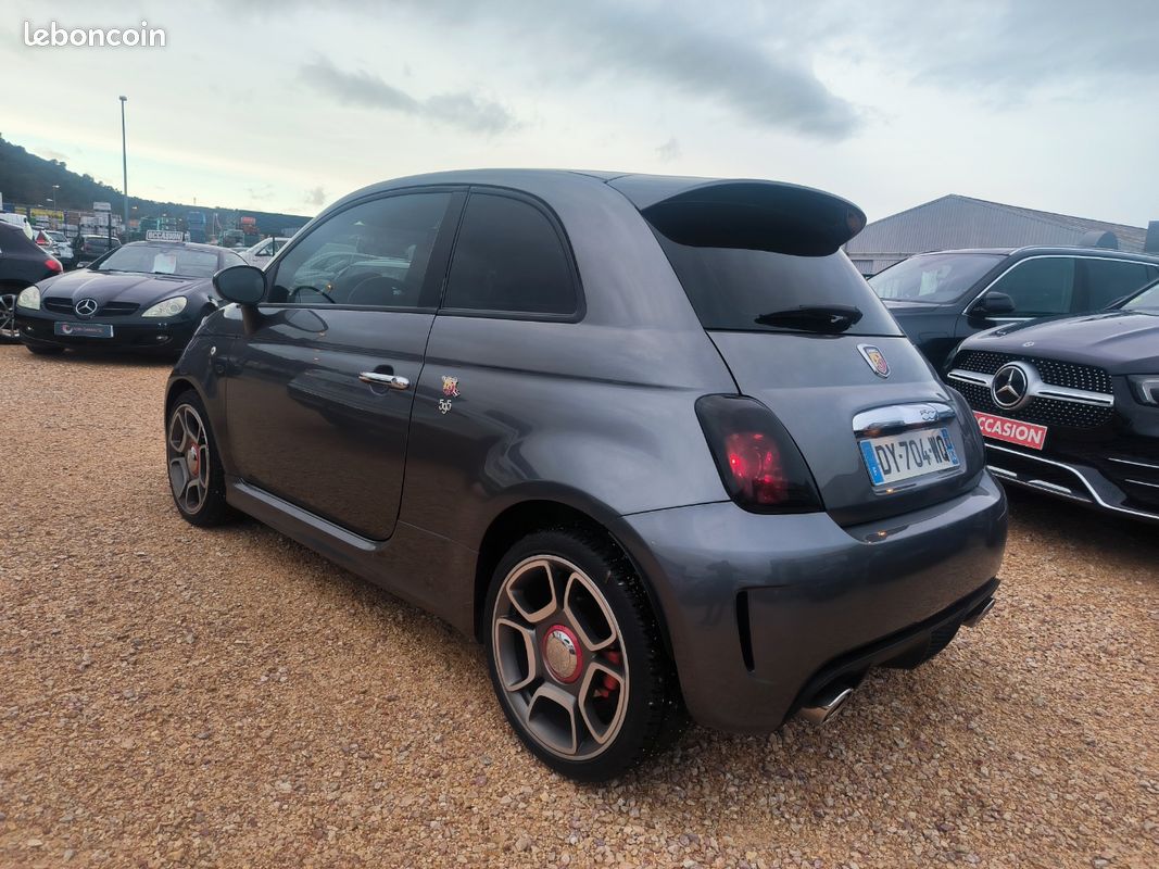 Fiat 500 Abarth 1.4 turbo 140 ch 595 véhicule français historique d'entretien complet distribution ok garantie 6 mois (image 4)