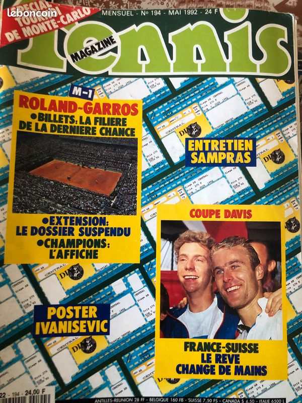 Lot de 78 magazines Tennis Magazine de 1990 à 2016 (image 11)