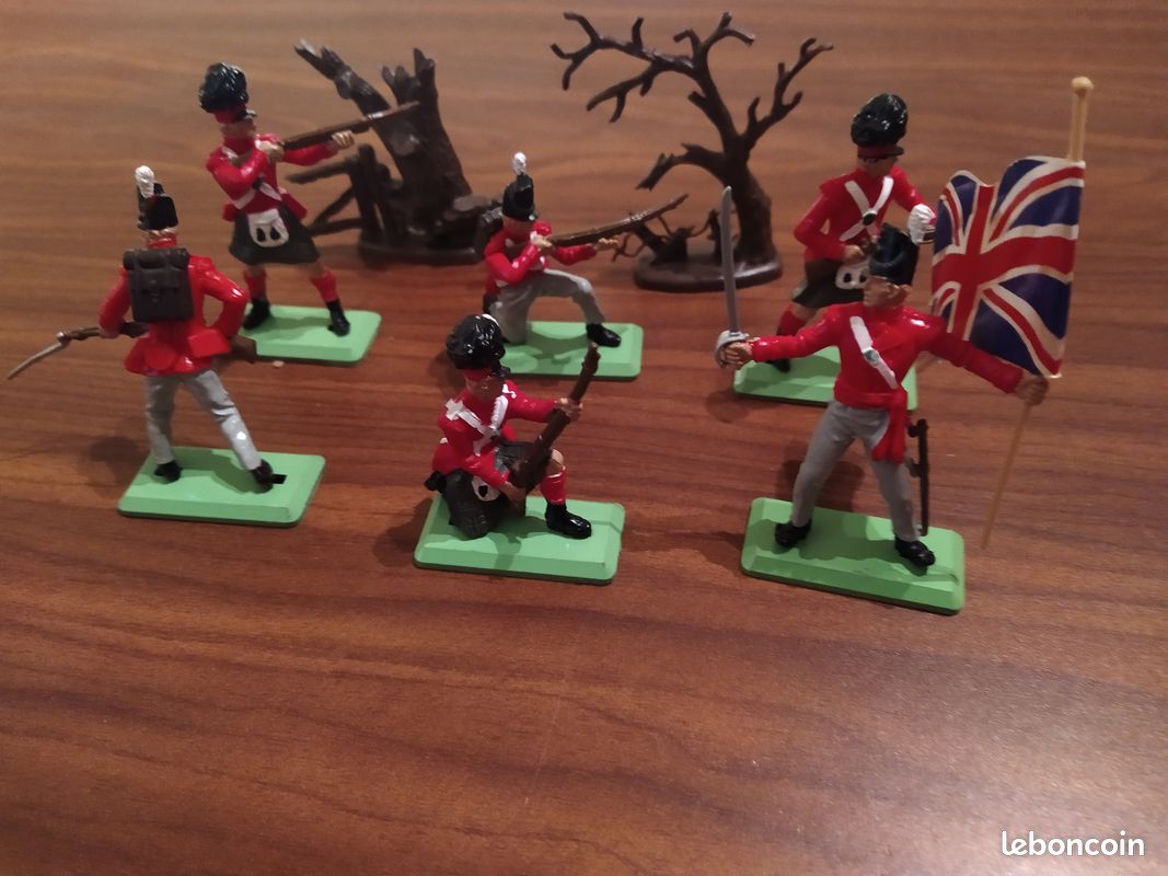 6 soldats anglais Britains (image 1)