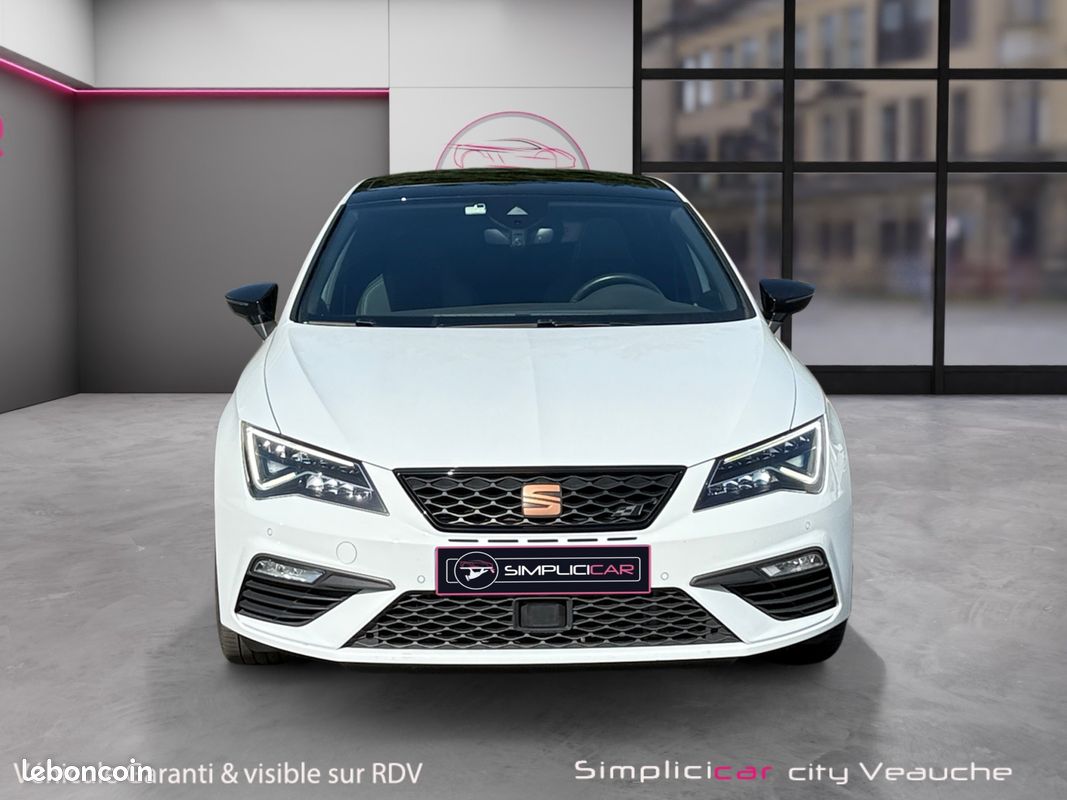 SEAT LEON 2.0 TSI 290 CUPRA CARBON EDITION DSG 290Ch Garantie 12 mois - Entretiens Seat - Toit Ouvrant - Sièges chauffant - Palette au volant - Caméra (image 8)