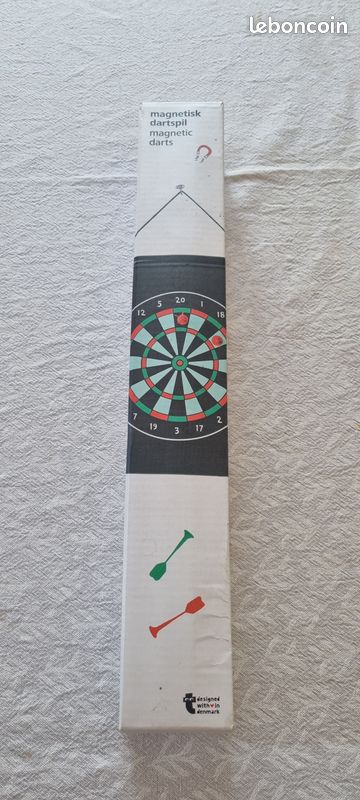 Jeu De Fléchettes - Cible 36 Cm - Noir - Marque Out Of The Blue - Neuf - Fabriqué En Allemagne