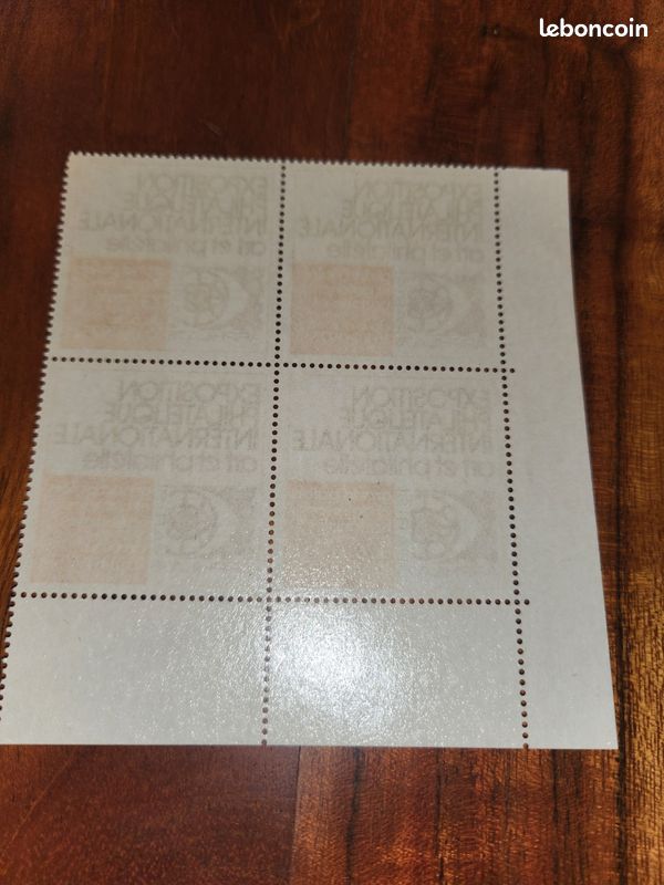 Bloc carnet 4 timbre arphila de Paris 1975 neuf parfait etat (image 2)
