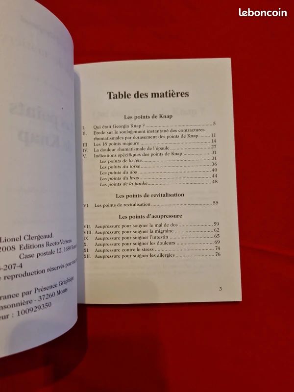 Les points de Knap - soulagement des douleurs stimulation vitale (image 2)
