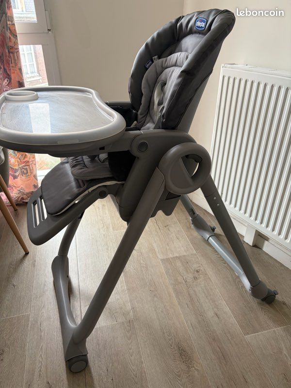 Chicco Polly Magic Relax Chaise Haute Bébé Évolutive et Pliable à 4 Roues (image 2)