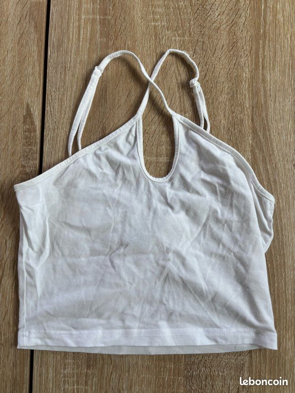 Vêtement Haut Shein Blanc SHEIN Robe Pull Avec Manches Bouffantes