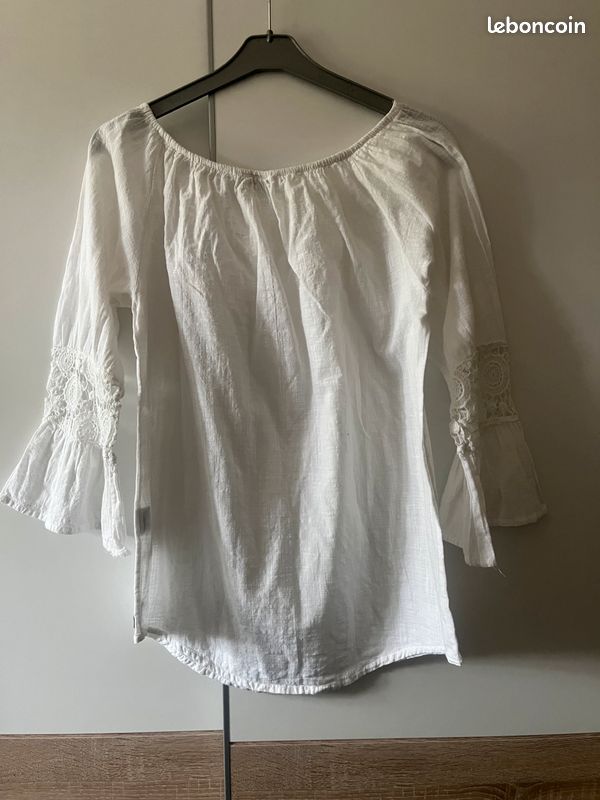 Blouse blanche - taille 44 (image 4)