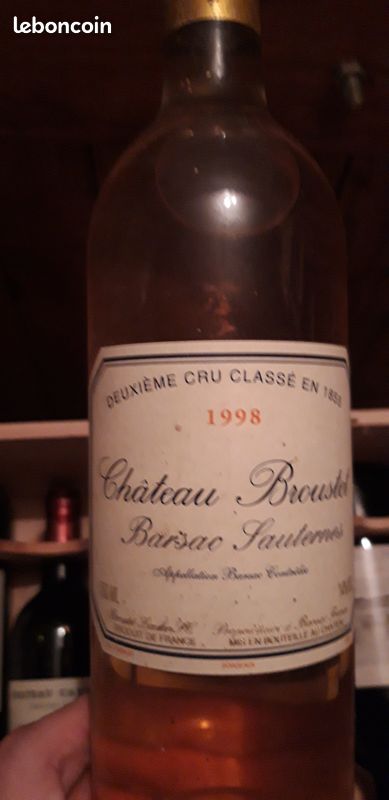 Château BROUSTET 1998 SAUTERNE (image 1)
