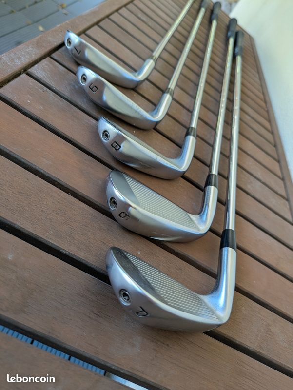 Set De Fers De Golf Cobra King Tec 5-P - Shafts KBS Tour Lite Rigide, Droitier, Occasion