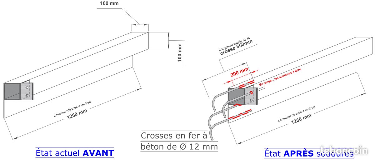 Recherche personne pour me souder quelques pièces métalliques (image 2)