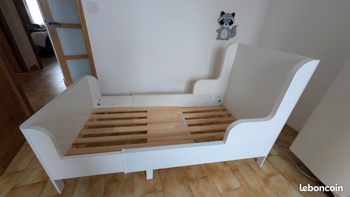 Lit enfant évolutif - extensible Ikea Blanc (image 5)