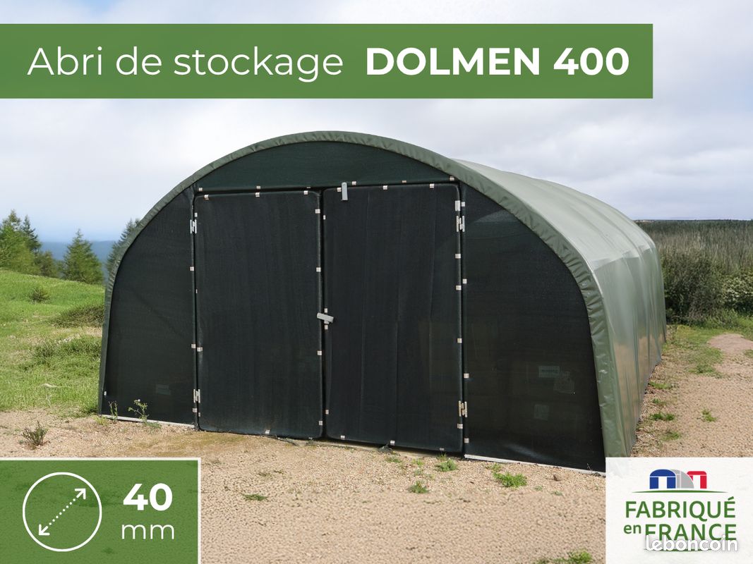 Tunnel de stockage 4 m – Matériel, bois, animaux (image 3)
