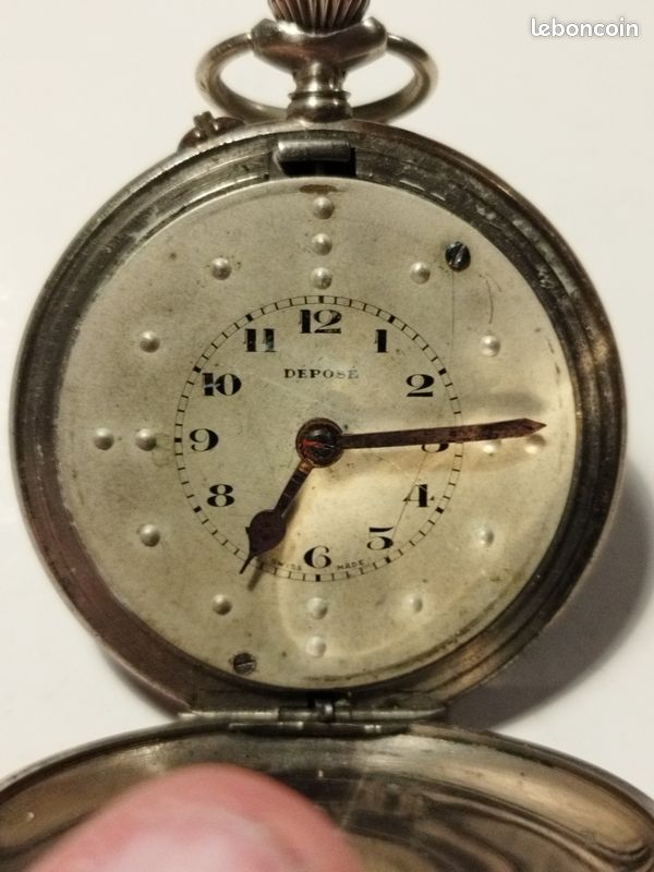 Clé De Montre à Gousset (savonnette) - Empreinte Creux 1x1 Mm - Occasion - Pour Horlogerie Ancienne