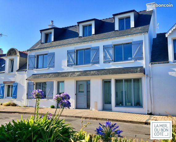 Maison de caractère, rénovée, vue dominante sur la mer et Belle-île en Mer, Quiberon, 6 pièces