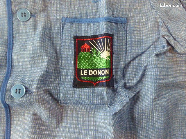 Rare Chemisier Jean épais Années 70 | Neuf 7 Ans | Made in France (image 2)