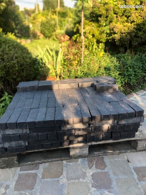 4 m2 de Pavés vieillis gris en terre cuite (image 2)