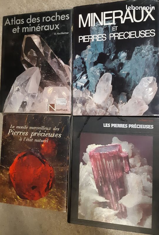 Lot livres pierres précieuses (image 1)