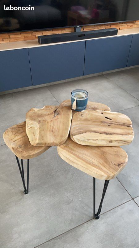 Table basse en teck véritable (image 5)
