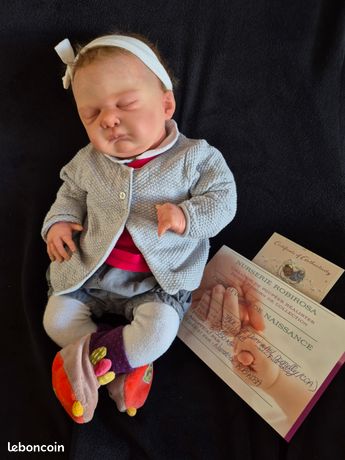 Anano Poupées Reborn pour bébé réaliste garçon 55,9 cm Poupée Rebor