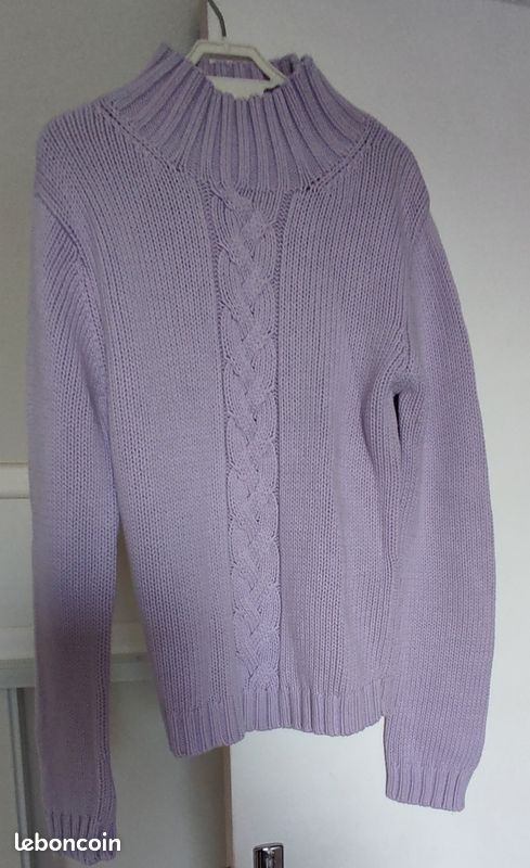 Pull couleur lilas Vêtements