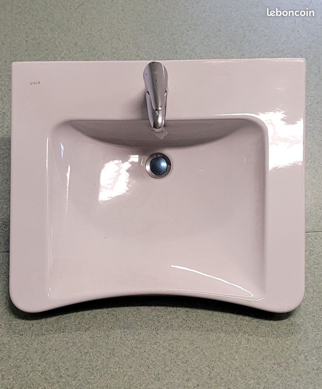 Lavabo PMR VITRA céramique blanc (image 1)
