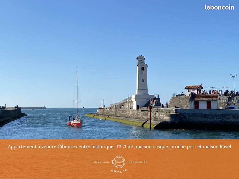 Appartement 3 pièces 71 m² · à Ciboure · 71 m² · 498 200 €