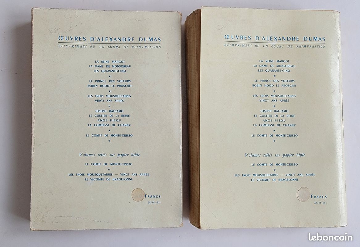 Le Comte de Monte-Cristo – Alexandre Dumas – 4 tomes complets – Calmann-Lévy 1950 (image 5)