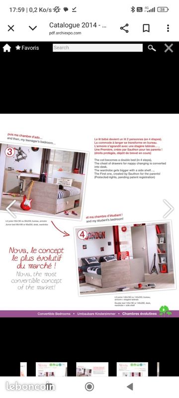 Chambre enfant sauthon (image 8)