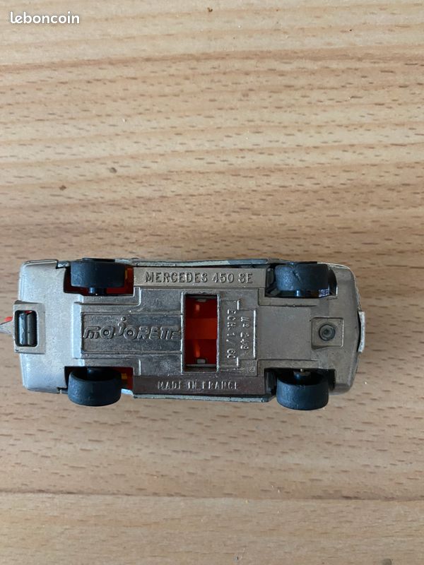 Jouet Ancien MAJORETTE MERCEDES 450 SE Voiture Miniature Made France N249 1/60