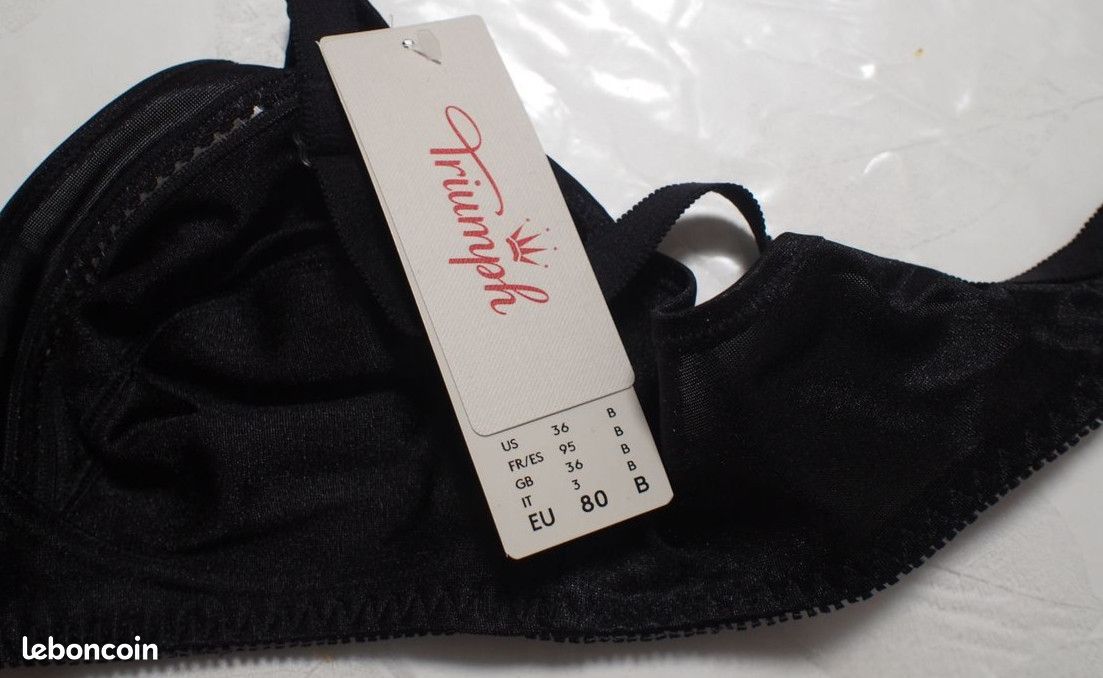 Soutien-gorge Triumph Claudette 90B Vert - NEUF (sans étiquettes) - Avec Armatures