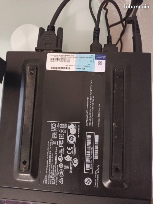Pc de bureau HP EliteDesk 800 G2 35W / Intel core i5 vPro 8GO RAM, SSD 250Go pour une réponse rapide (image 3)