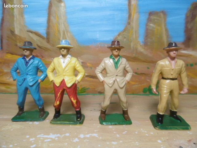DAZZLEEX Figurines peintes représentant des trains de fermier, berger, simulation de ferme, personnes debout, décorations de table en sable pour femme