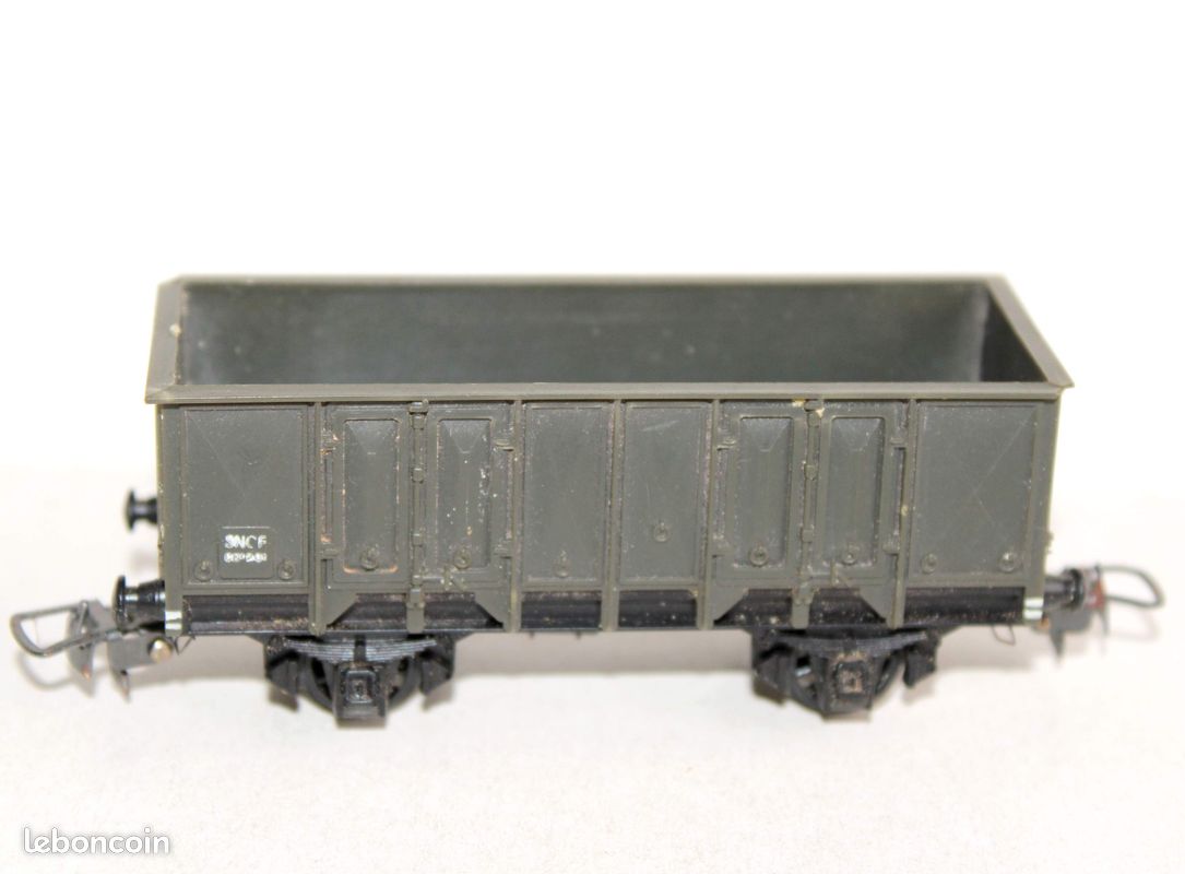 HUET WAGON TOMBEREAU A GUERITE LAITON AMF87 (HAXO MAKETTE LOCO DIFFUSION VB REE