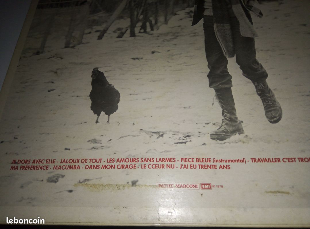 33t vinyle JULIEN CLERC Jaloux 1978 (image 2)