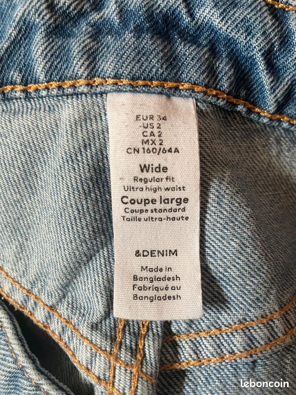 Jean bleu H&M (image 3)