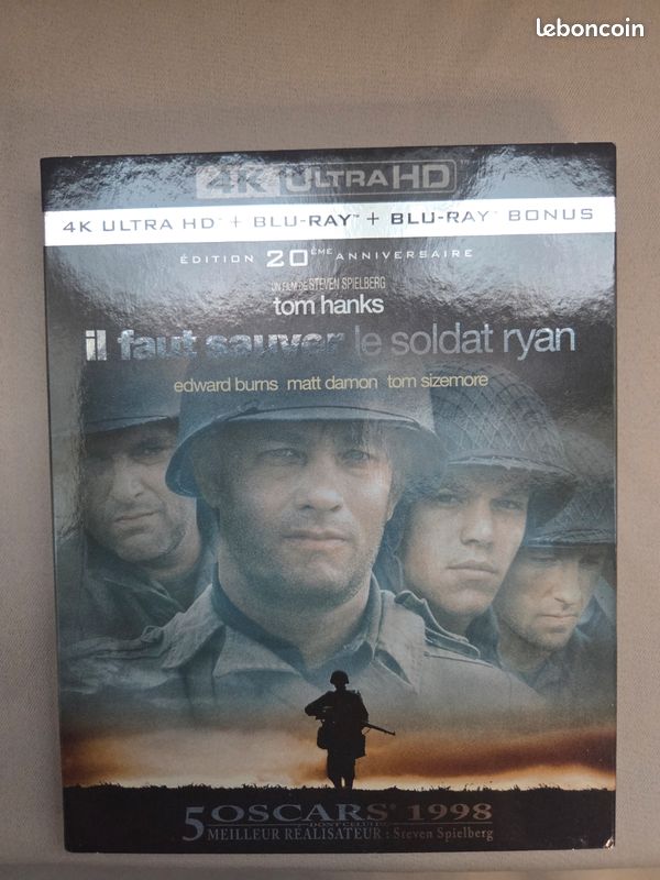 Il faut sauver le soldat Ryan – Édition 20e anniversaire – 4K Ultra HD + Blu-ray – Très bon état (image 3)