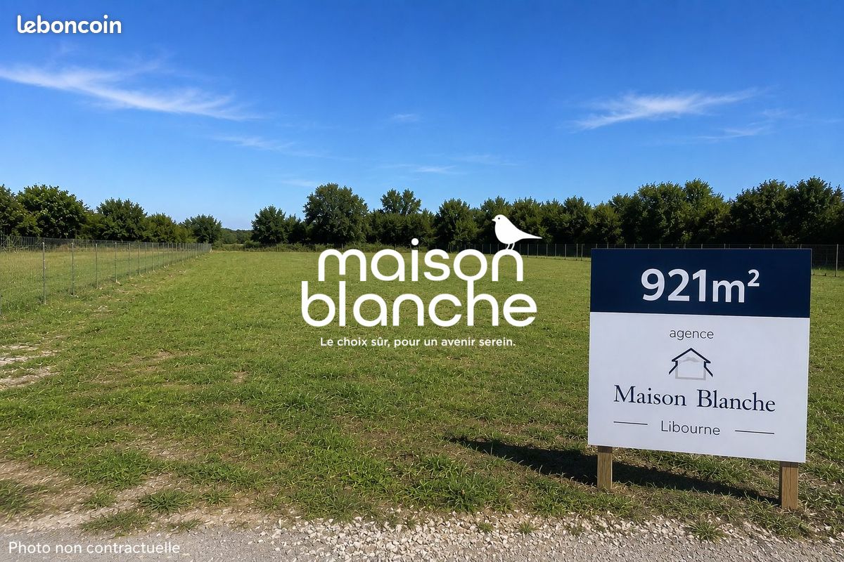 Terrain 921 m² · à Coutras · 921 m² · 56 000 €