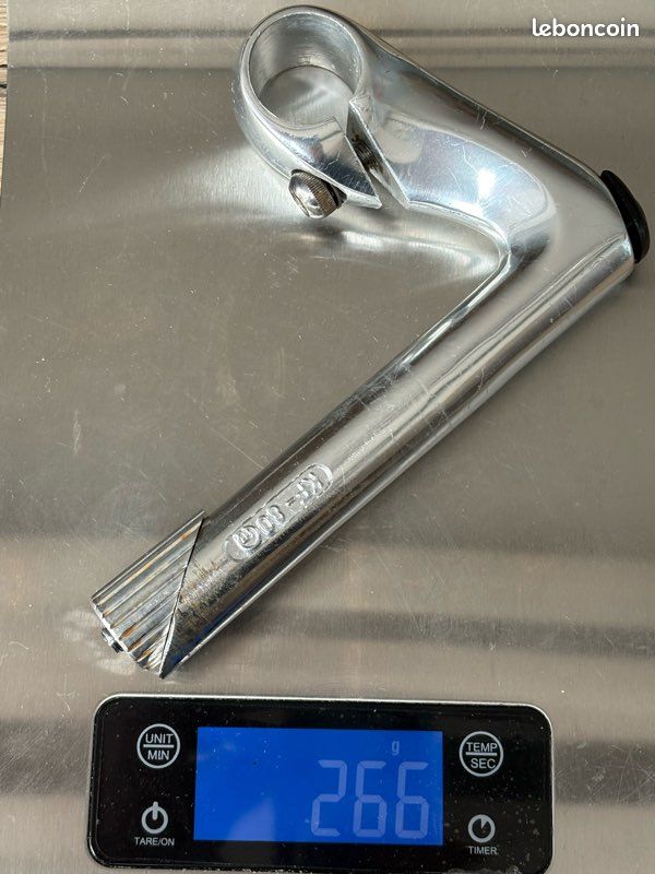 Potence De Guidon Chromée – 22,2 Mm, Alliage Aluminium, Longueur 300 Mm, Pour VTT Vintage Ou Vélo De Route